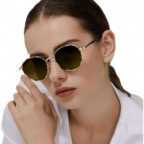Women’s Polarized Sunglasses Acetate Metal Frame UV Protection Driving main image 8